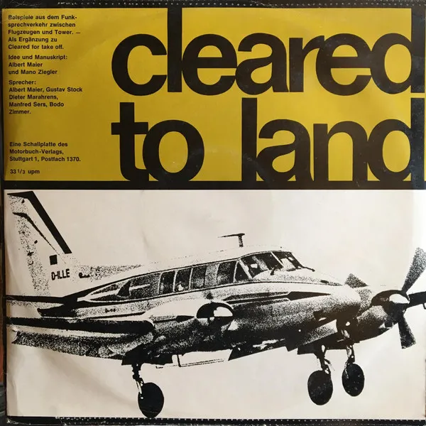 Cleared To Land - Landung Frei