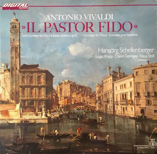 "Il Pastor Fido" Sechs Sonaten Für  Oboe & Basso Continuo Op. 13