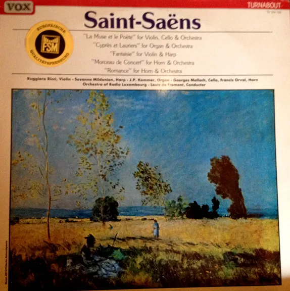 "La Muse Et Le Poète" For Violin, Cello And Orchestra / "Cyprès Et Lauriers" For Organ And Orchestra / "Fantaisie" For Violin And Harp / "Morceau De Concert" For Horn And Orchestra / "Romance" For Horn And Orchestra