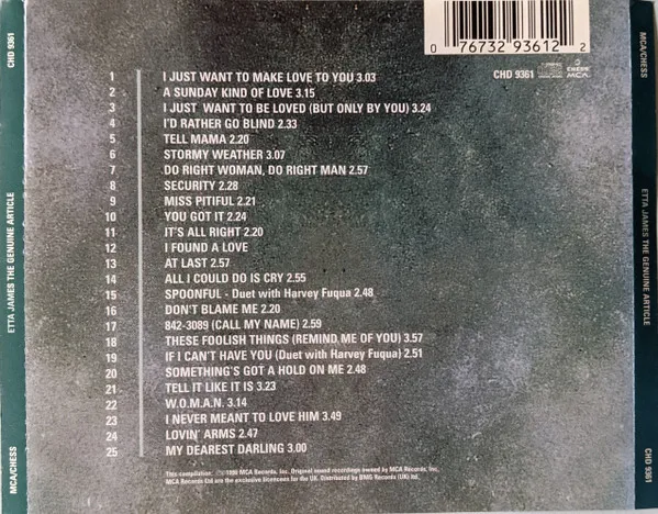 The Genuine Article - The Best Of Etta James