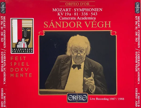 Symphonien KV 19a • 81 • 338 • 543