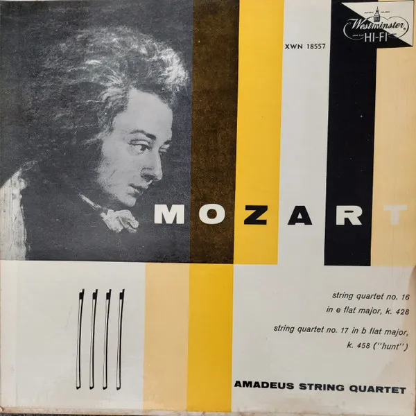 String Quartet No. 16 In E Flat Major, K. 428 / String Quartet No.17 In B Flat Major, K. 458 ("Hunt")