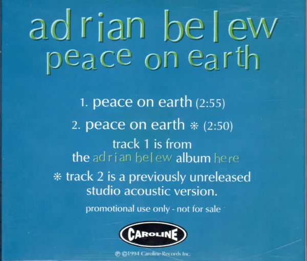 Peace On Earth