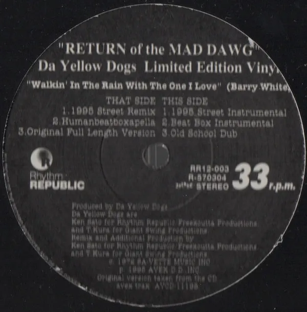 "Return Of The Mad Dawg" - Limited Edition Vinyl Vol. 1
