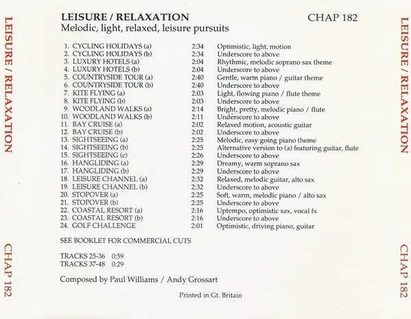 Leisure / Relaxation