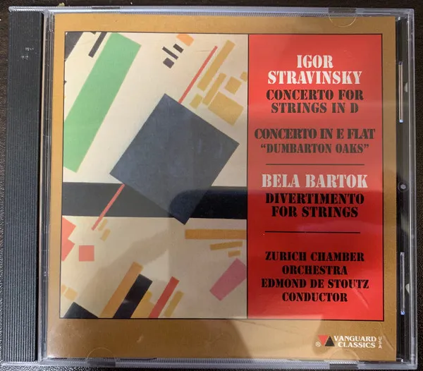Concerto For Strings In D / Concerto In E Flat "Dumbarton Oaks" / Divertimento For Strings