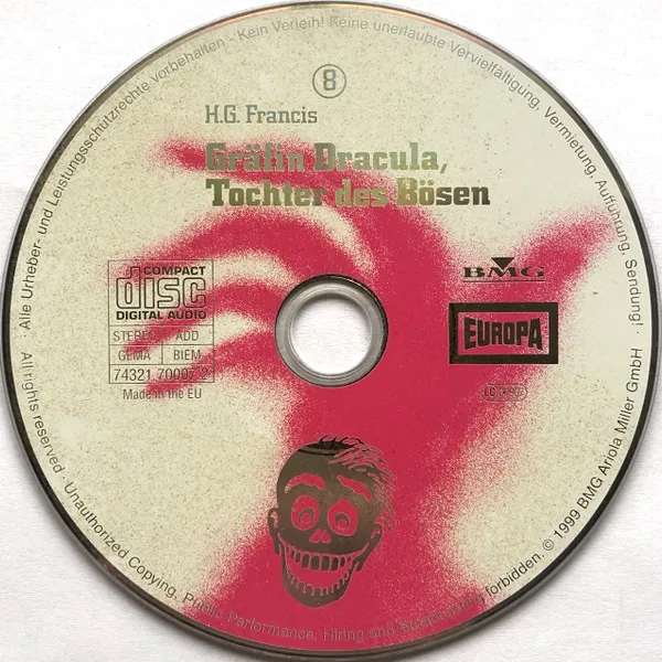 Gruselserie  8 - Gräfin Dracula, Tochter Des Bösen