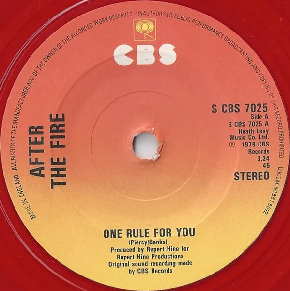 One Rule For You
