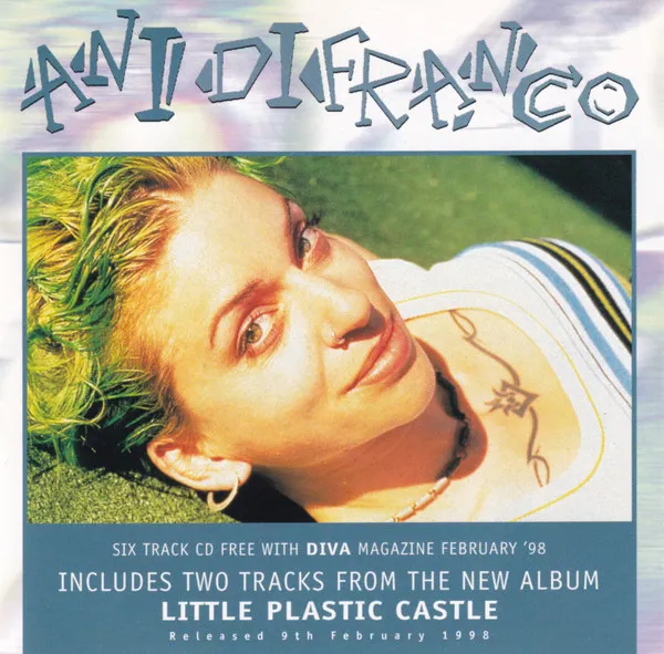 Six Track CD Free With DIVA Magazine February '98