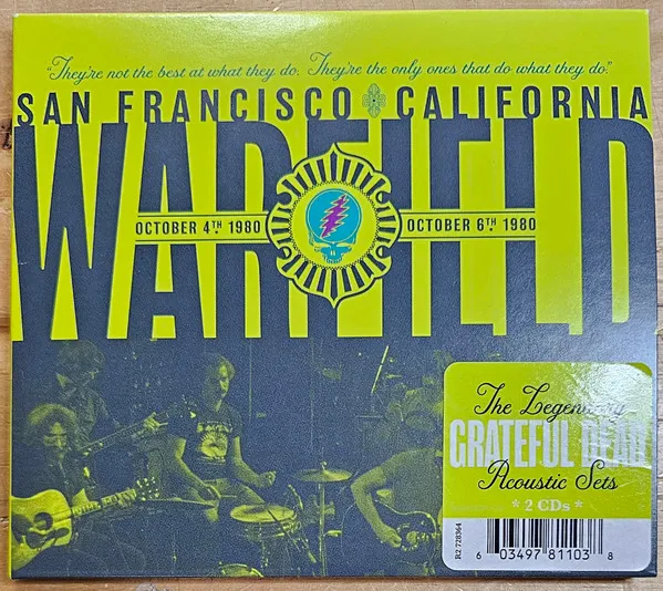 Grateful Dead - The Warfield, San Francisco, Ca Oct 4 & 6, 1980