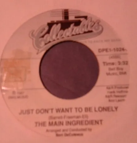 Just Don't Want To Be Lonely / You've Been My Inspiration