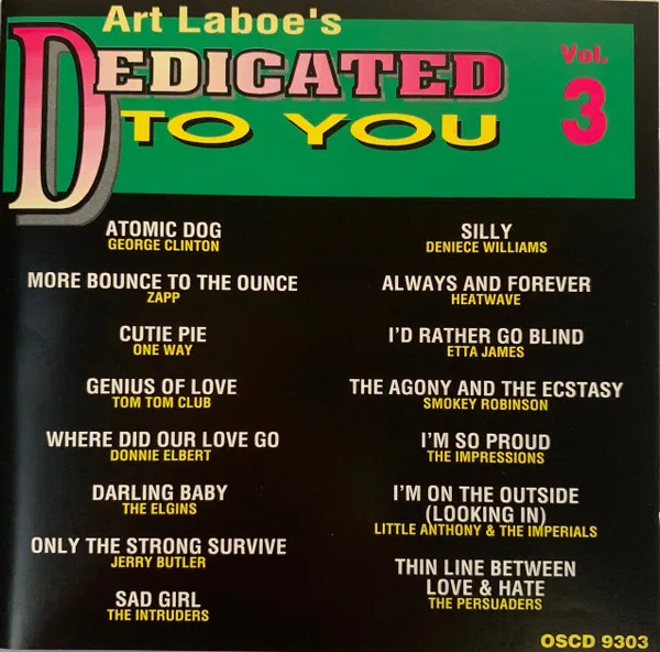 Dedicated To You Vol.3