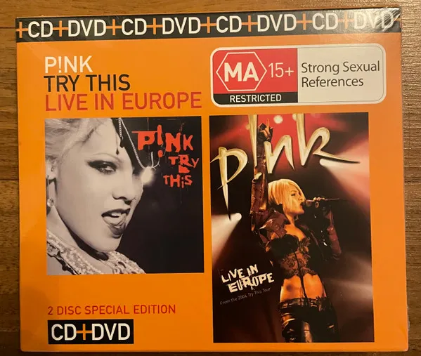 Try This + DVD "P!NK Live in Europe
