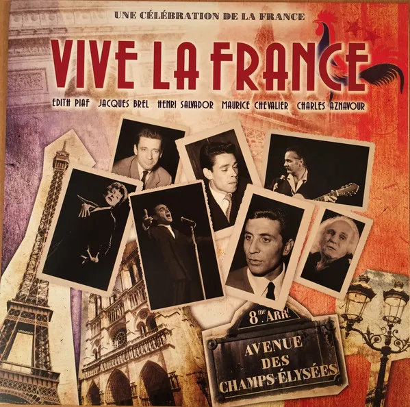 VIVE LA FRANCE -180GR.-[J.BREL,C.AZNAVOUR,BRASSENS