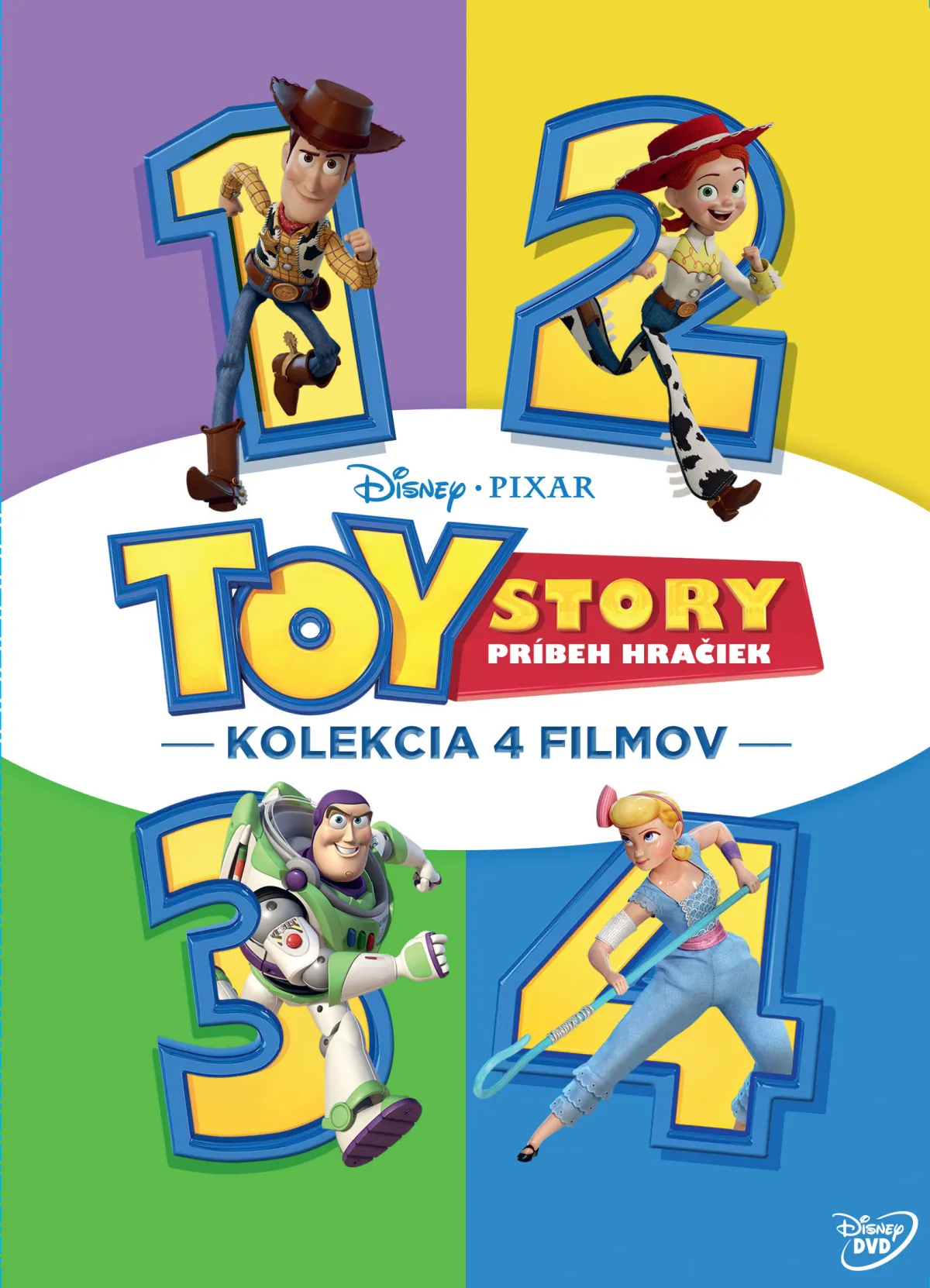 Toy Story: Príbeh hračiek kolekcia 1.-4. 4DVD (SK)