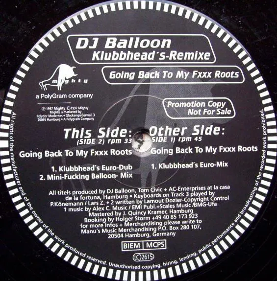 Going Back To My Fxxx Roots (Klubbhead's-Remixe)