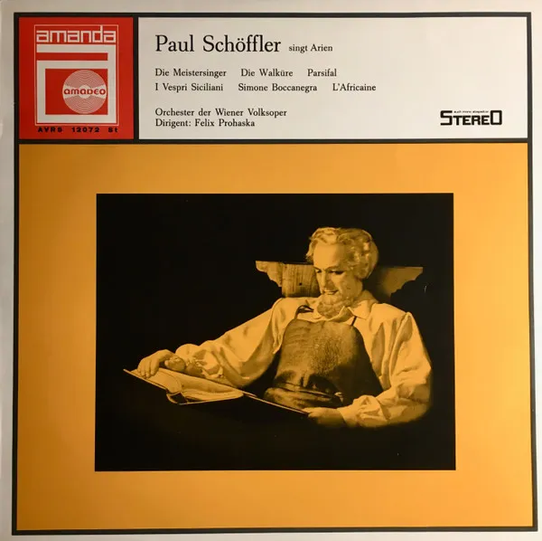 Paul Schöffler Singt Arien