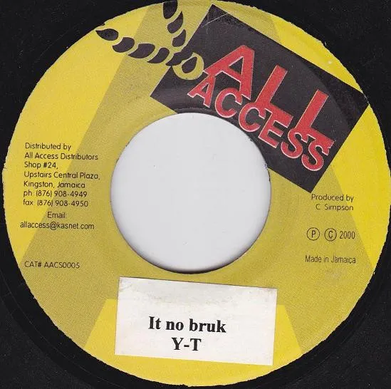 It Nuh Bruk / I Wah Fi Know