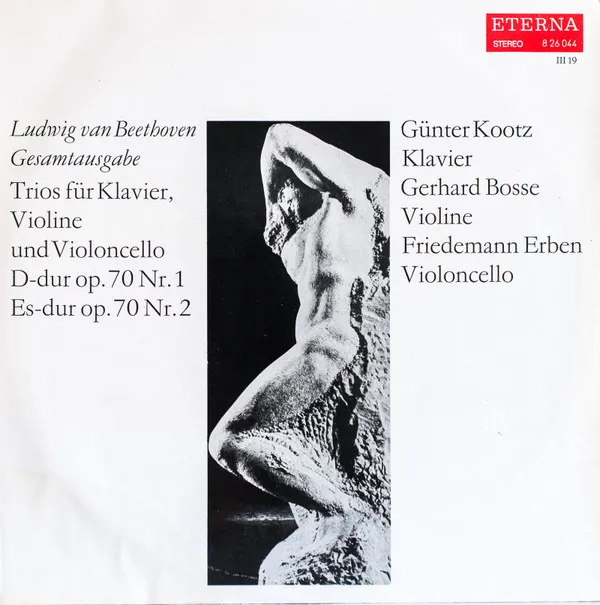 Trios Für Klavier, Violine Und Violoncello (D-dur Op. 70 Nr. 1 / Es-dur Op. 70 Nr. 2)