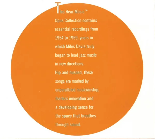 Poetics Of Sound: Miles Davis 1954-1959