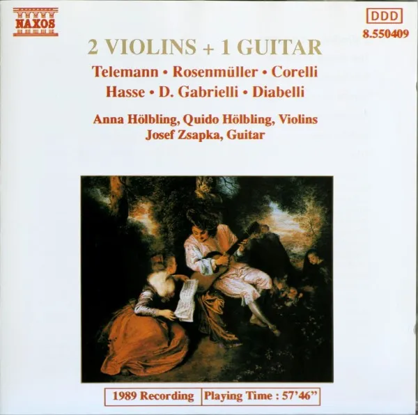 2 Violins + 1 Guitar