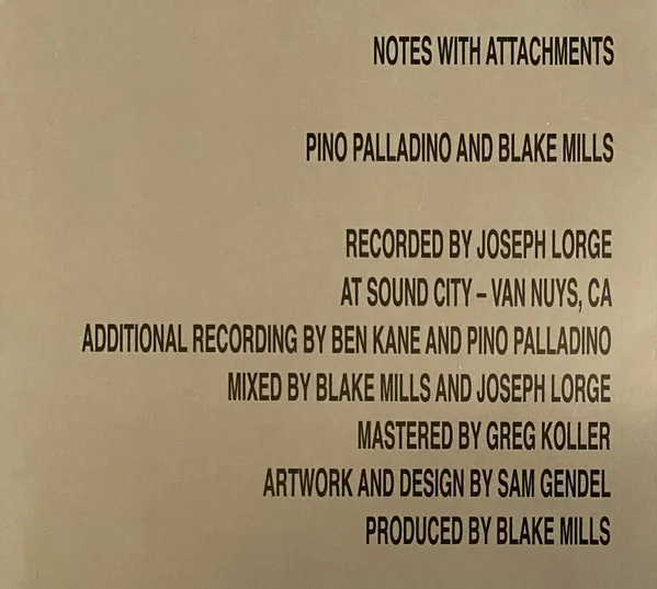 Pino Palladino, Blake Mills