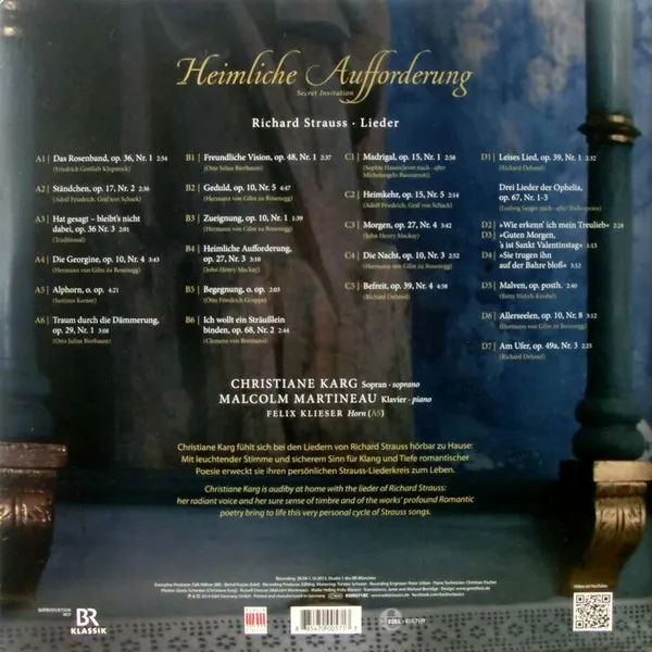 Heimliche Aufforderung / Secret Invitation - Lieder