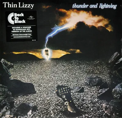 THUNDER AND LIGHTNING (LIMITED BLACK TO BLACK LP)