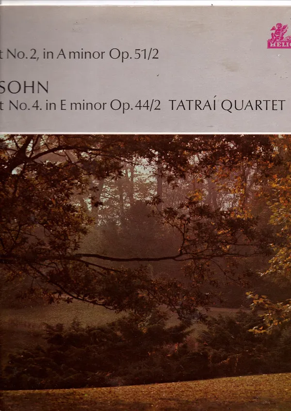 String Quartet No. 2 In A Minor, Op. 51, No, 2 / String Quartet No. 4 In E Minor, Op. 44, No. 2