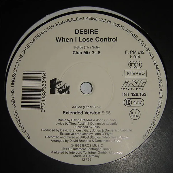 When I Lose Control