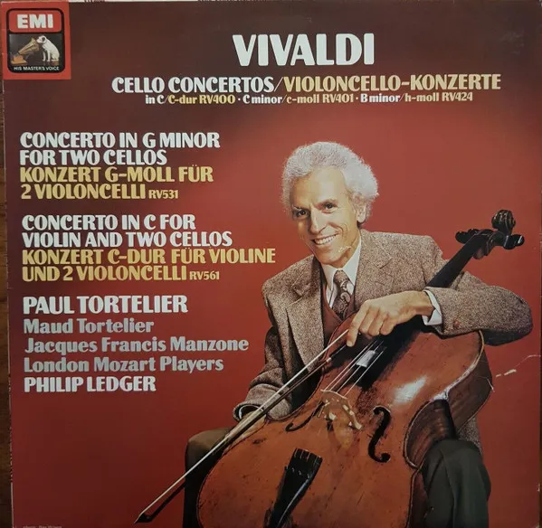 Cello Concertos In C RV400 • C Minor RV401 • B Minor RV424 / Concerto In G Minor For Two Cellos RV531 / Concerto In C For Violin And Two Cellos RV561