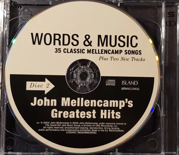 Words & Music (John Mellencamp's Greatest Hits)