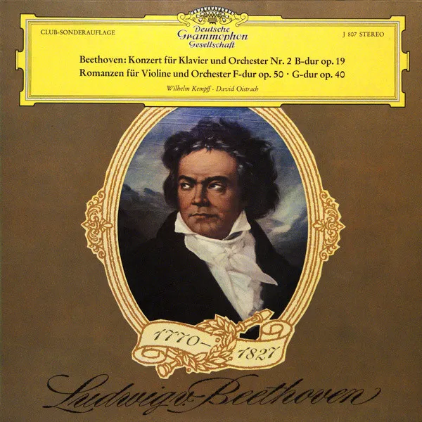 Konzert Für Klavier Und Orchester Nr. 2 B-dur Op. 19 / Romanzen Für Violine Und Orchester F-dur Op. 50 - G-dur Op. 40