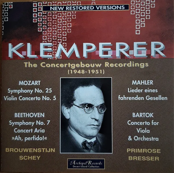 Klemperer: The Concertgebouw Recordings (1948-1951)