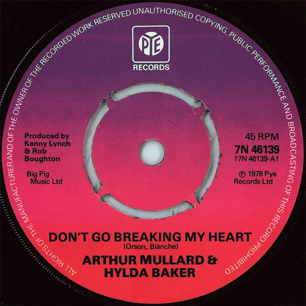 Don't Go Breaking My Heart