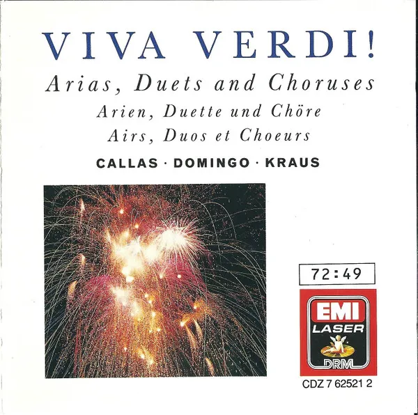 Viva Verdi! Arias, Duets And Choruses
