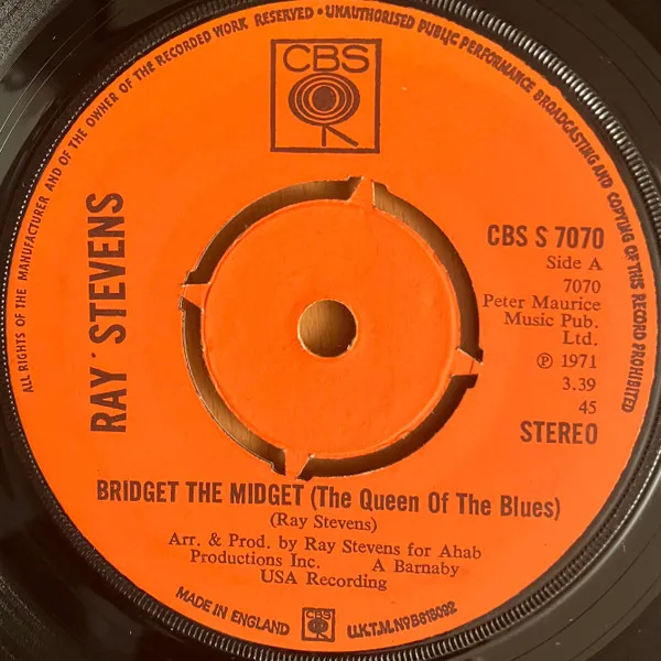 Bridget The Midget (The Queen Of The Blues) / Can We Get To That