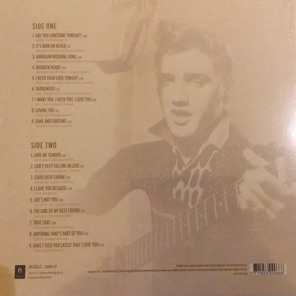 Elvis In Love (180g)