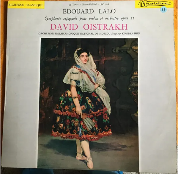 Symphonie Espagnole Pour Violon Et Orchestre Opus 21