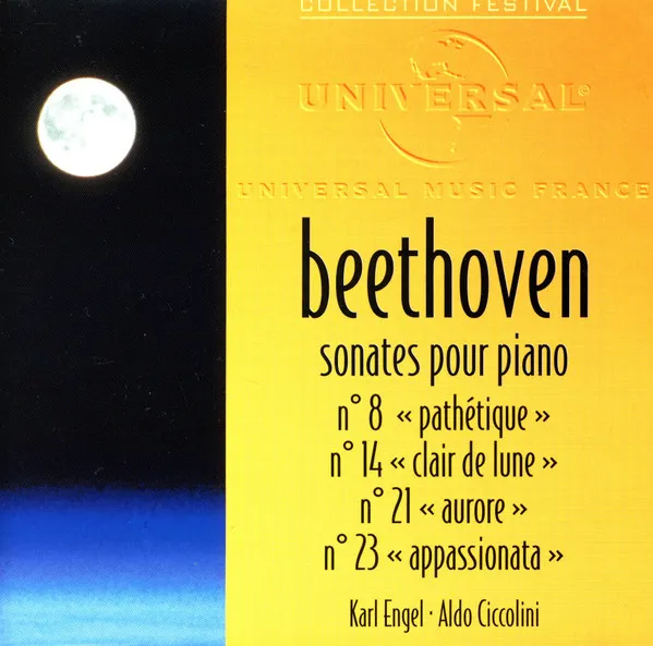 Sonates Pour Piano : N° 8 «Pathétique» • N° 14 «Clair De Lune» • N° 21 «Aurore» • N° 23 «Appassionata»