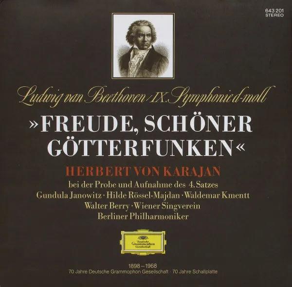 IX. Symphonie D-Moll »Freude, Schöner Götterfunken« (Herbert Von Karajan Bei Der Probe Und Aufnahme Des 4. Satzes)