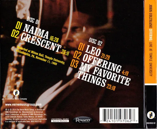 Offering: Live At Temple University