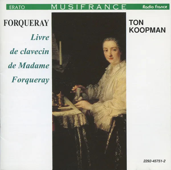 Livre De Clavecin De Madame Forqueray