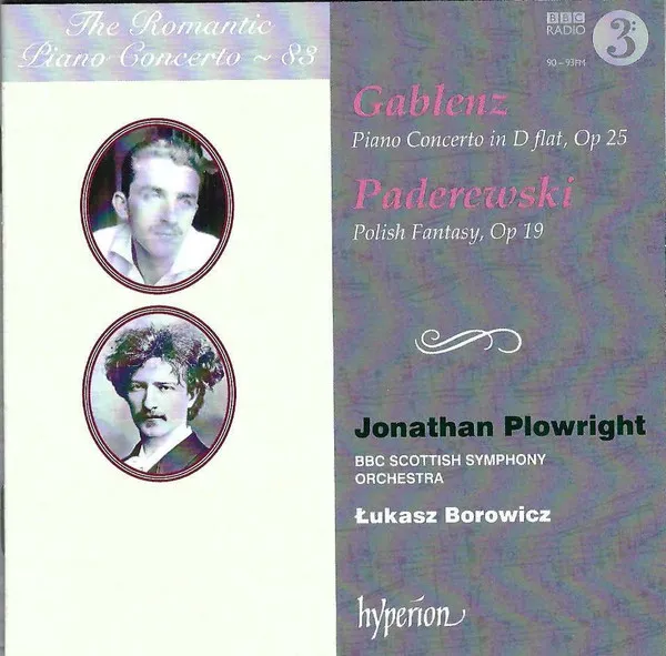 Gablenz & Paderewski: Piano Concertos