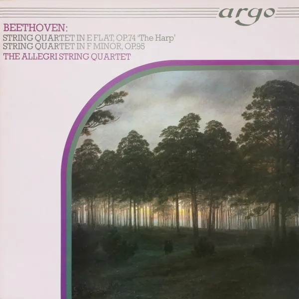 String Quartet In E Flat, Op.74 'The Harp' / String Quartet In F Minor, Op.95