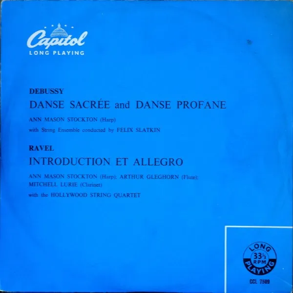 Danse Sacrée And Danse Profane, Introduction Et Allegro
