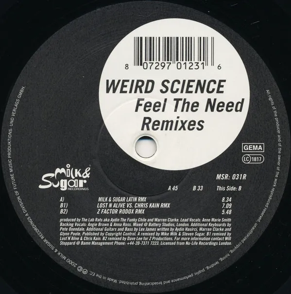 Feel The Need (Remixes)