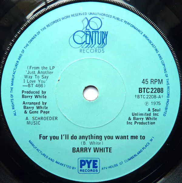 For You I'll Do Anything You Want Me To