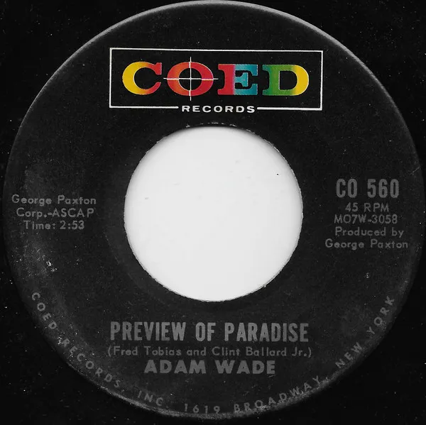 Preview Of Paradise / Cold Cold Winter