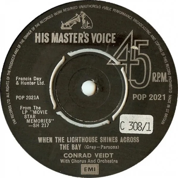 When The Lighthouse Shines Across The Bay / I Liked His Little Black Moustache